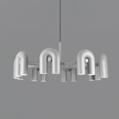 Skulpturel pendellampe med moderne design
