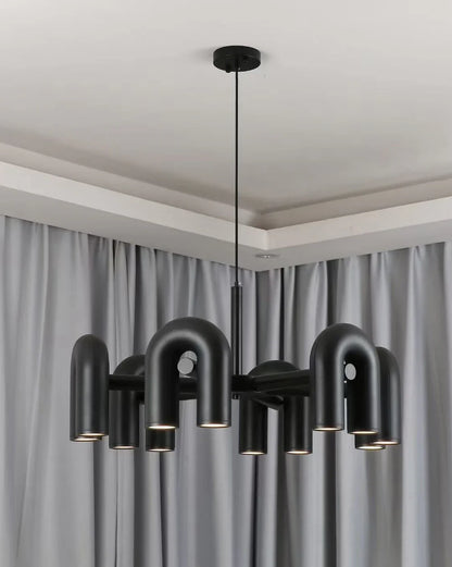 Skulpturel pendellampe med moderne design