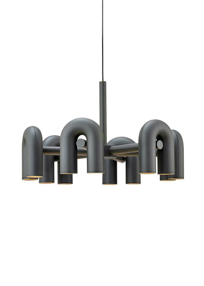 Skulpturel pendellampe med moderne design