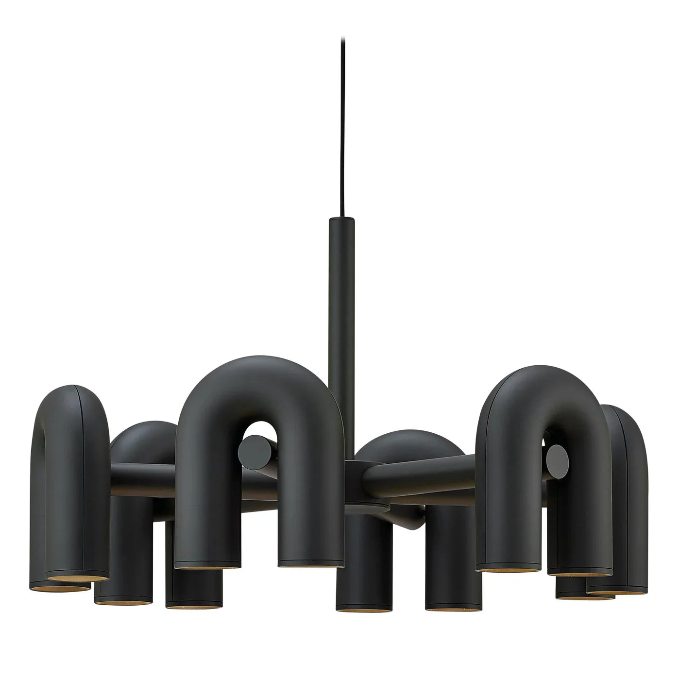 Skulpturel pendellampe med moderne design