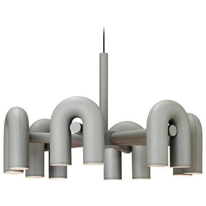 Skulpturel pendellampe med moderne design