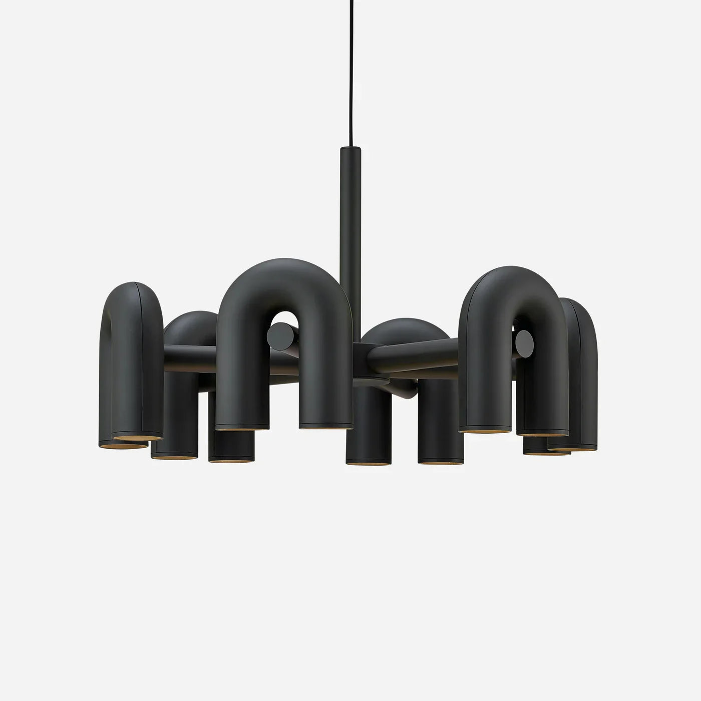 Skulpturel pendellampe med moderne design