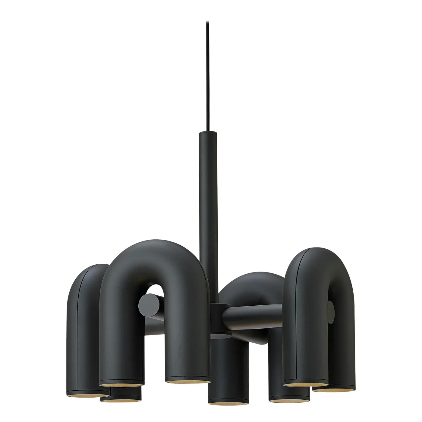 Skulpturel pendellampe med moderne design