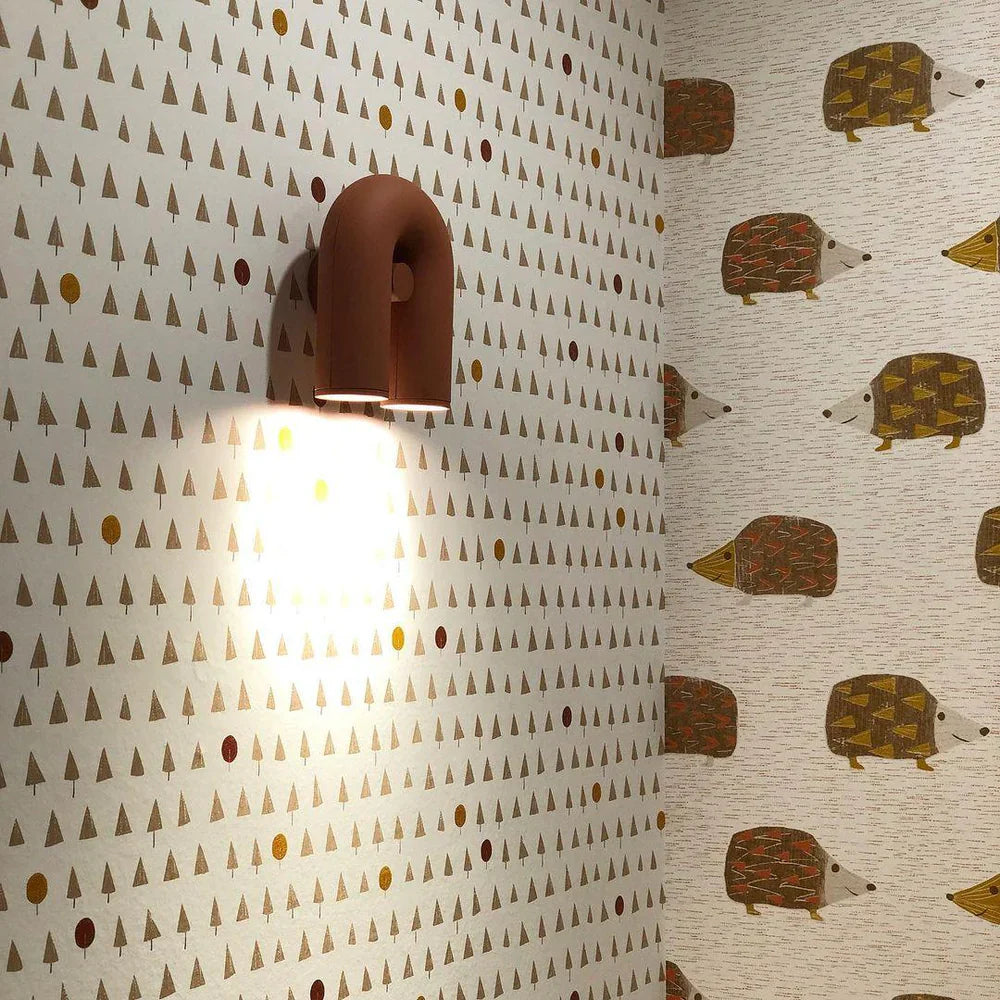 Moderne LED Væglampe med Bueform