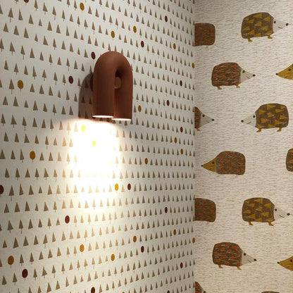 Moderne LED Væglampe med Bueform