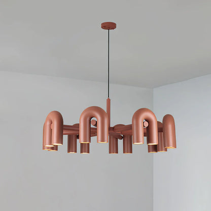 Skulpturel pendellampe med moderne design