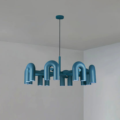 Skulpturel pendellampe med moderne design