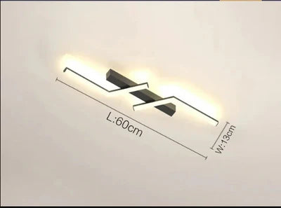 Moderne geometrisk LED-loftlampe