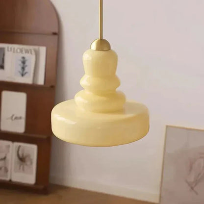 Pendellampe i Mælkeglas – Bauhaus Design
