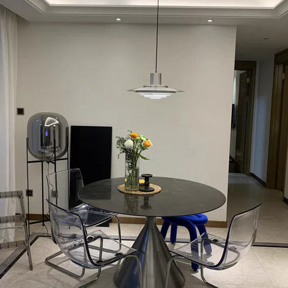 Retro pendellampe i aluminium med lagdelt LED-design