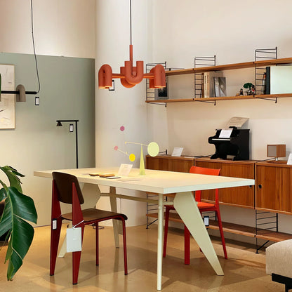 Skulpturel pendellampe med moderne design