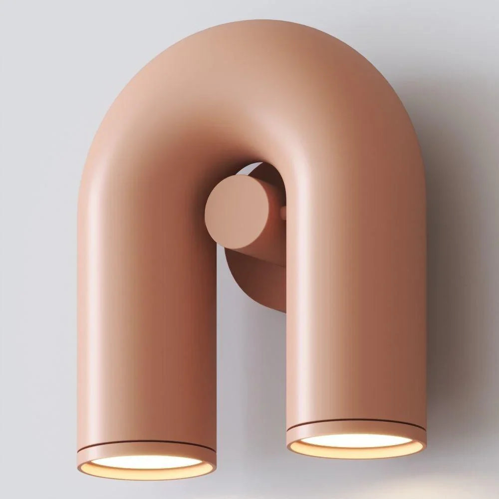 Moderne LED Væglampe med Bueform