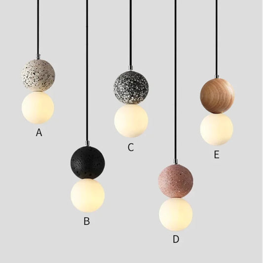 LED Pendellampe "Dobbelt Kugle"