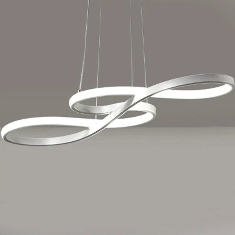 LED Pendellampe med Nodeformede Detaljer – Kreativt Moderne Loftlys