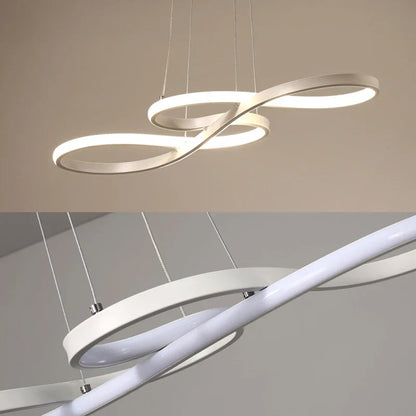 LED Pendellampe med Nodeformede Detaljer – Kreativt Moderne Loftlys