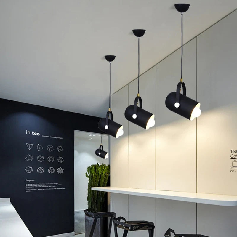 Moderne justerbar pendellampe – farverig designerlampe
