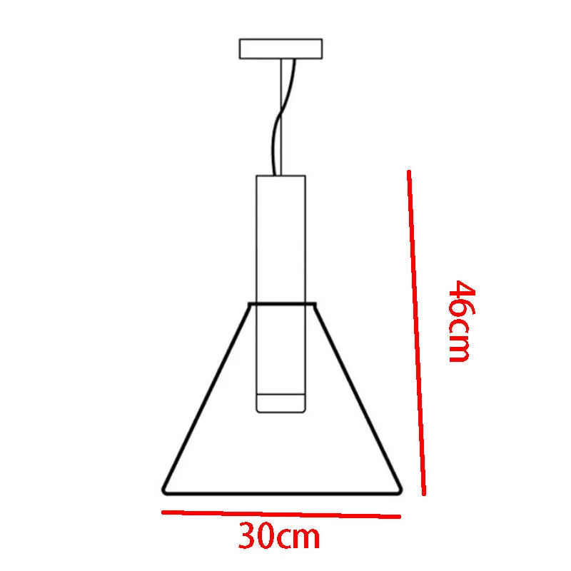 Designer LED-pendellampe med glasskærme