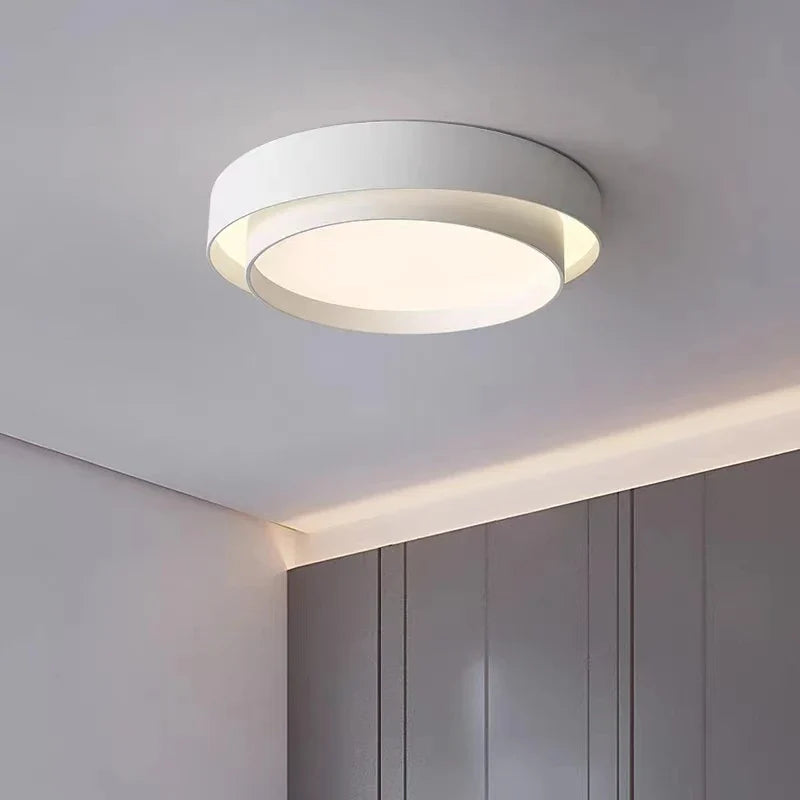 Moderne LED-loftlampe med rund design