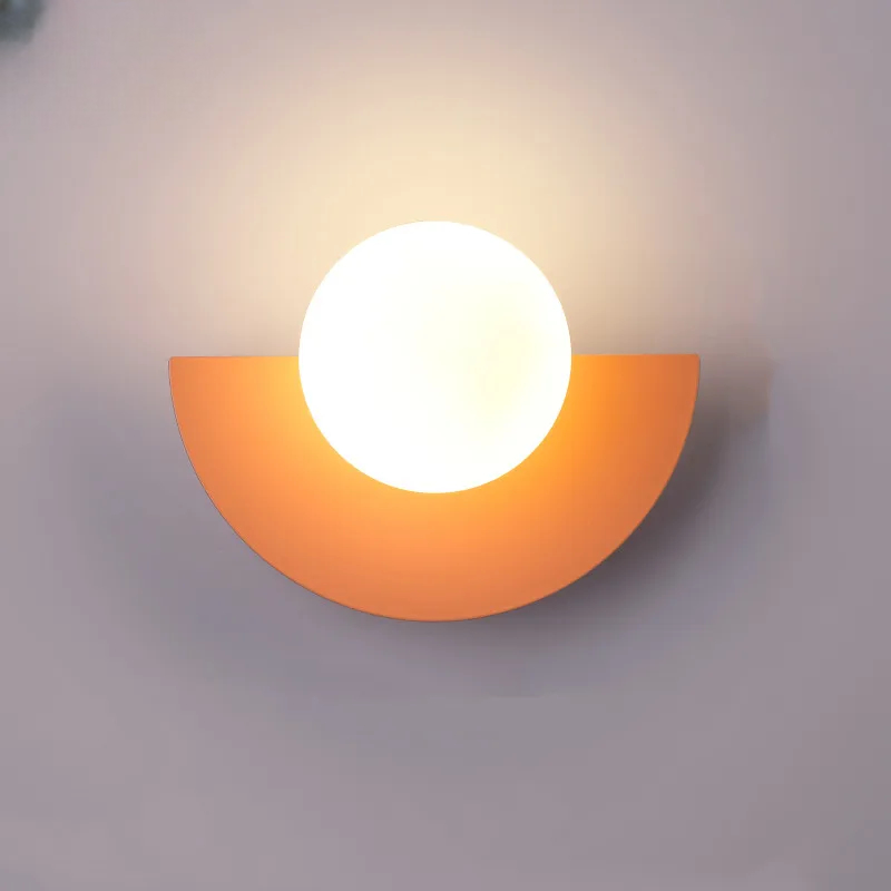 Moderne geometrisk væglampe med LED
