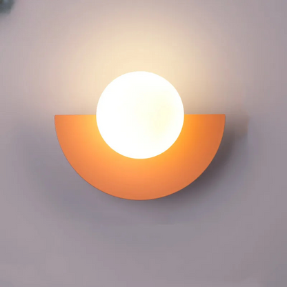Moderne geometrisk væglampe med LED