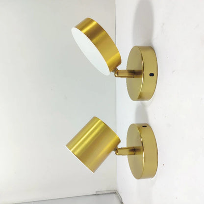 Moderne LED-væglampe med guldfinish
