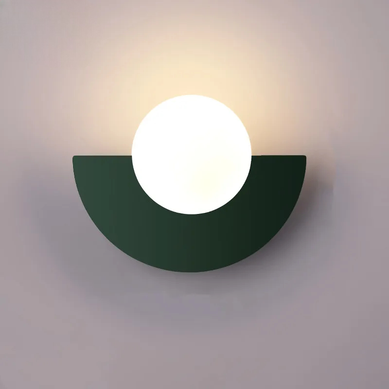 Moderne geometrisk væglampe med LED