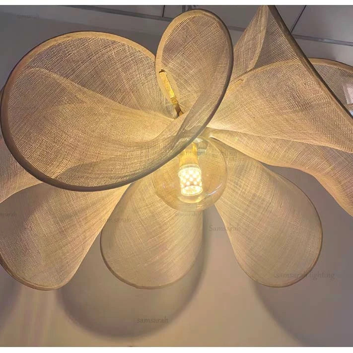 Blomsterformet pendellampe – moderne boho-design