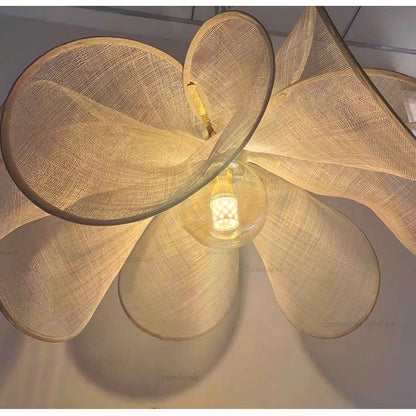 Blomsterformet pendellampe – moderne boho-design