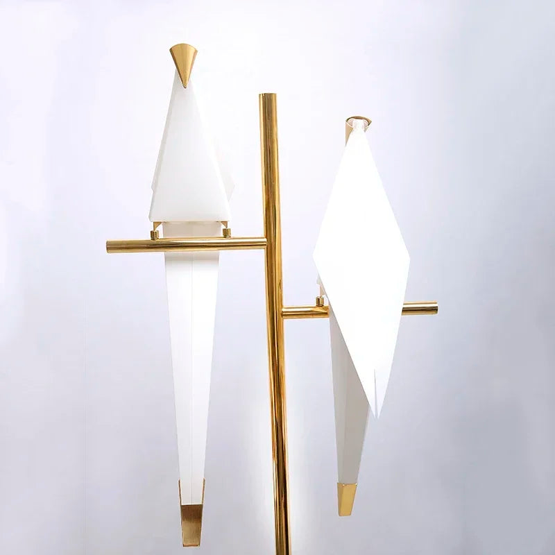 Origami Fugl Lampe | Moderne dekorativ bord- og gulvlampe