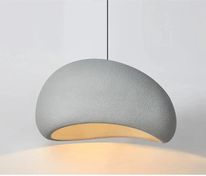 Loftlampe med LED i wabi-sabi stil