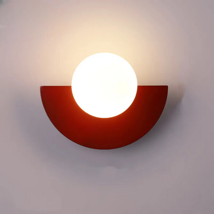 Moderne geometrisk væglampe med LED