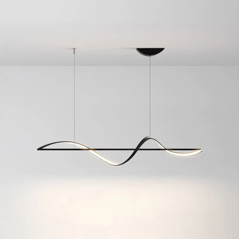 Pendellampe "Bølge" – moderne LED-lampe til spisebord eller køkkenø