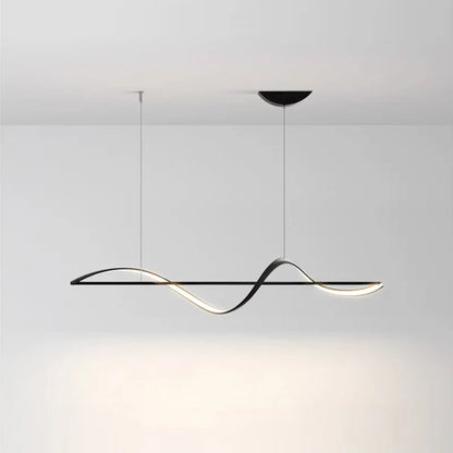 Pendellampe "Bølge" – moderne LED-lampe til spisebord eller køkkenø