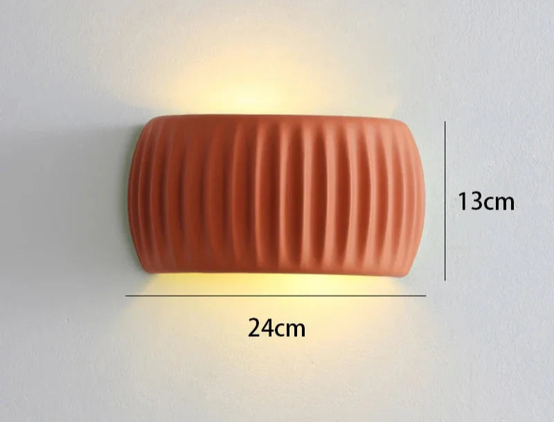 Keramisk LED Væglampe – Moderne Dekorativ Belysning