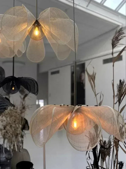 Blomsterformet pendellampe – moderne boho-design