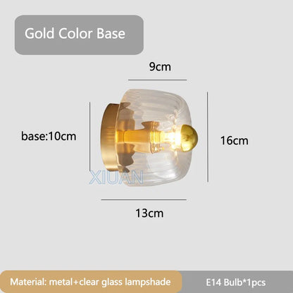 Elegant loftlampe i glas med krystaldesign