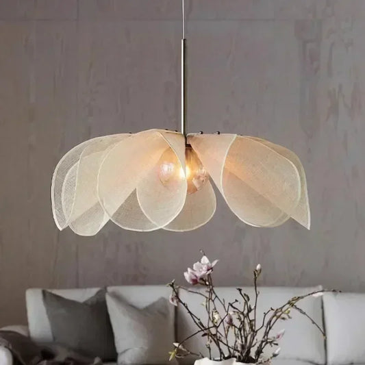 Blomsterformet pendellampe – moderne boho-design