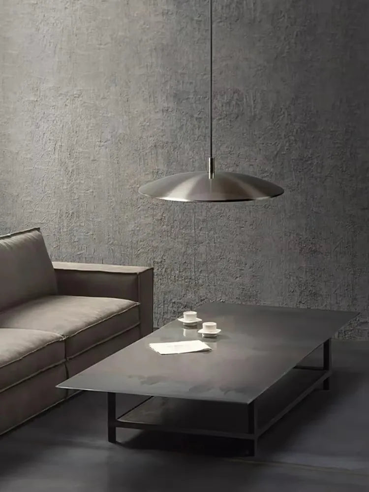 Slank LED pendellampe – Moderne loftlampe i tallerkenform