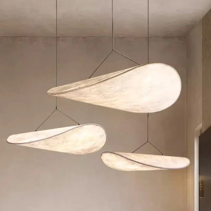 Japandi pendellampe med aflangt panel – moderne elegance