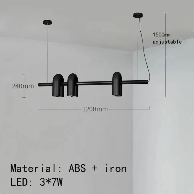 Skulpturel pendellampe med moderne design