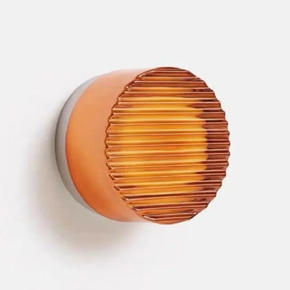 Moderne rund LED væglampe