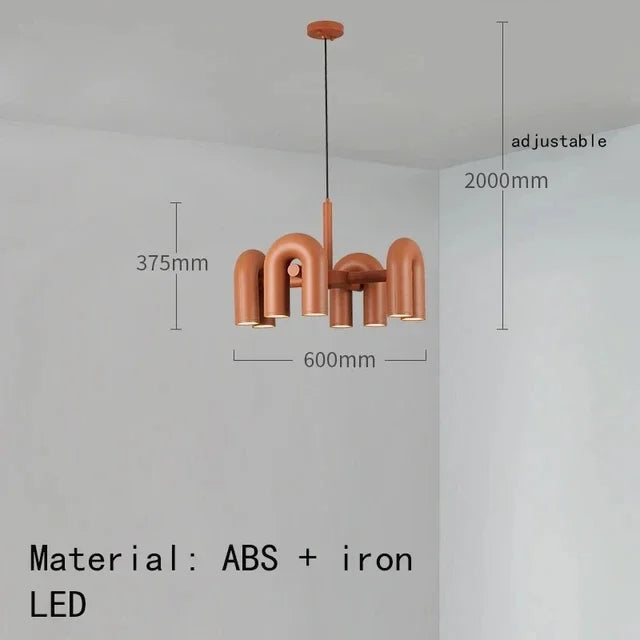 Skulpturel pendellampe med moderne design