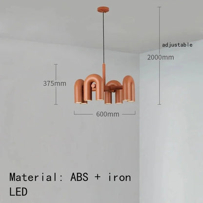 Skulpturel pendellampe med moderne design
