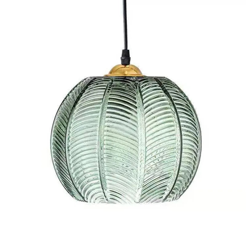 Kugleformet Pendellampe i Glas