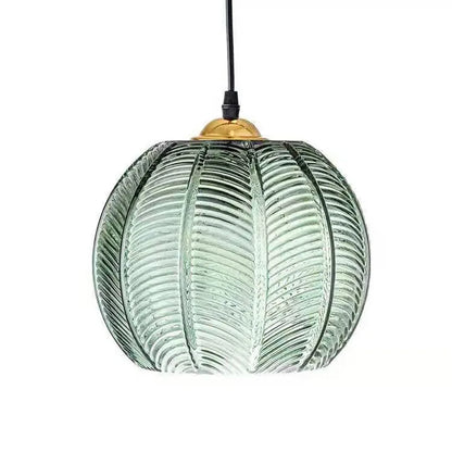 Kugleformet Pendellampe i Glas