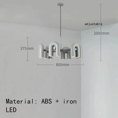 Skulpturel pendellampe med moderne design