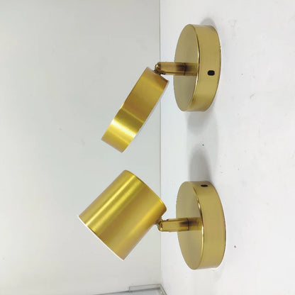 Moderne LED-væglampe med guldfinish