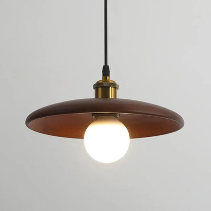 Skandinavisk pendellampe i træ – Minimalistisk loftlampe