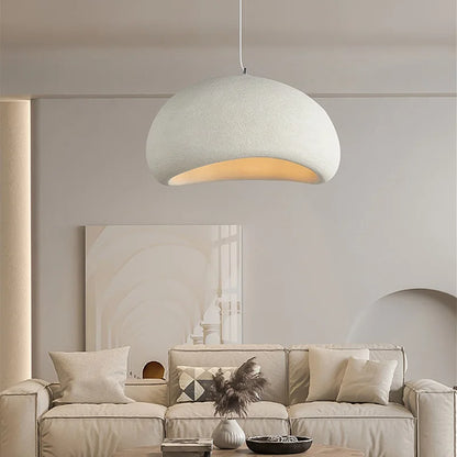 Loftlampe med LED i wabi-sabi stil