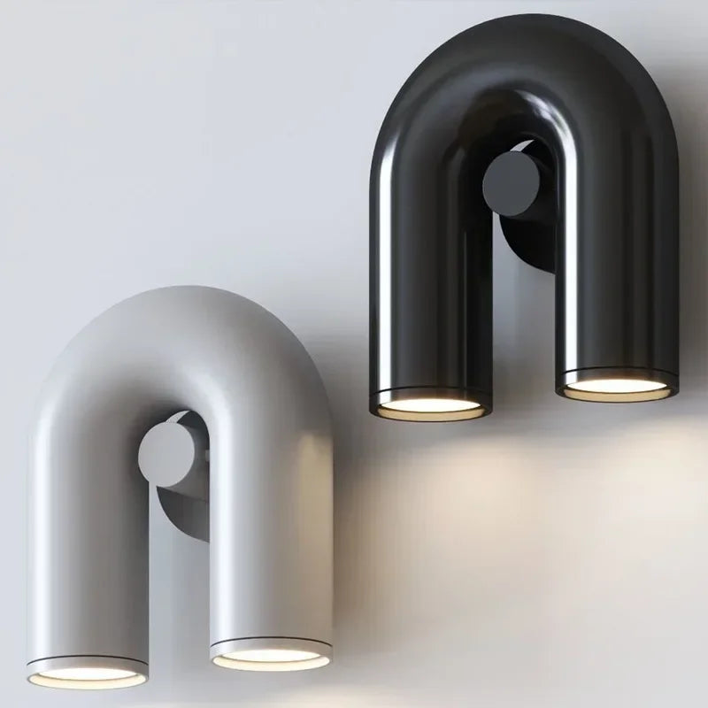 Moderne LED Væglampe med Bueform